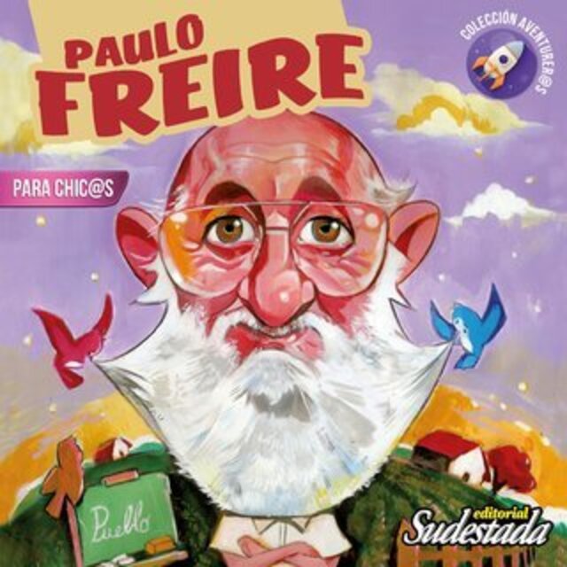 Imagen de Paulo Freire para chic@s