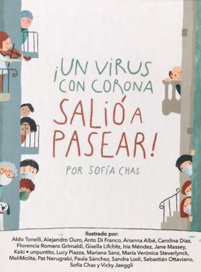 Un virus con corona sali&oacute; a pasear