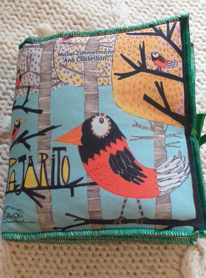 Pajarito  - Libro almohadón