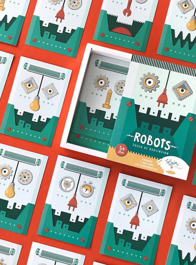 Robots - Juego de asociaci&oacute;n + trabalenguas