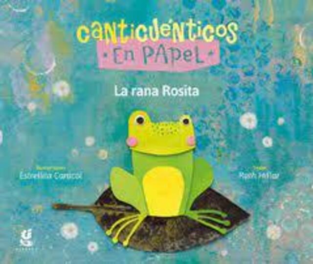 Imagen de Canticu&eacute;nticos en papel - La rana rosita