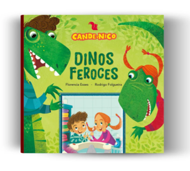 Imagen de Cande y Nico. Dinos feroces